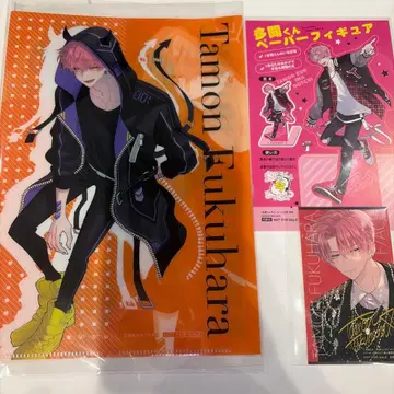 타몬군 지금 어느 쪽!? 특전 클리어 파일 페이퍼 피규어