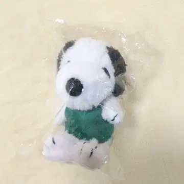 스벅 스누피 봉제 인형 키링 그린 에이프런 타마모리 유타