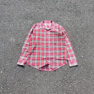 90s papas 레드 체크 셔츠 cityboy 아카이브 y2k