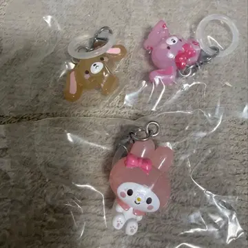 산리오 윳루토 메지루시 액세서리 마이멜로디 본봉봉리본 쿠로우스