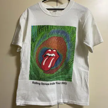 롤링 스톤스 T셔츠 2003 인도 투어