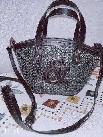 미사용 새상품 Pinky&dianne 블랙 뜨개질 숄더백