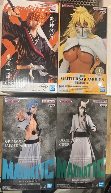 BLEACH 쿠로사키 이치고 그림죠 울키오라 할리벨 피규어