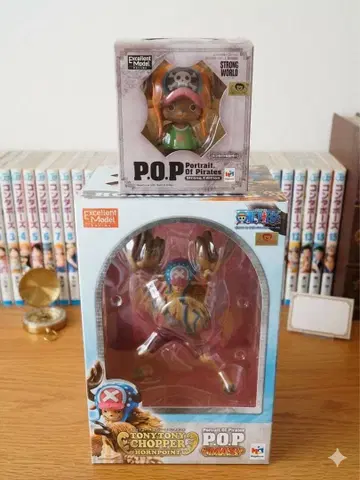 P.O.P 초파 피규어 2체 세트 메가하우스 개봉품 원피스