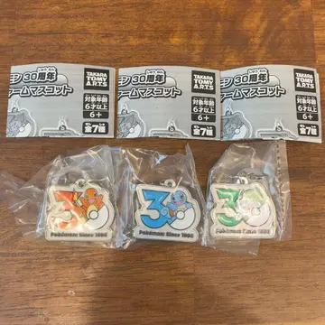 포켓몬 30주년 메탈 참 꼬부기(제니카메) 파이리 이상해씨 메지루시