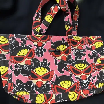 가격 인하 HYSTERIC MINI 캐릭터 패턴 토트백