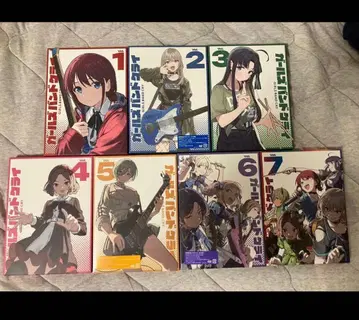 애니메이션 Blu-ray 걸즈밴드크라이 1-7권 전권 세트