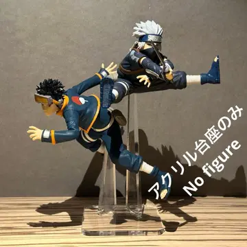 아크릴 받침대만입니다 나루토 오비토 카카시 피규어 2체용 받침대