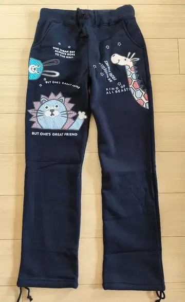 새상품 rough 속기모 스웨트 팬츠 프리 사이즈 블랙