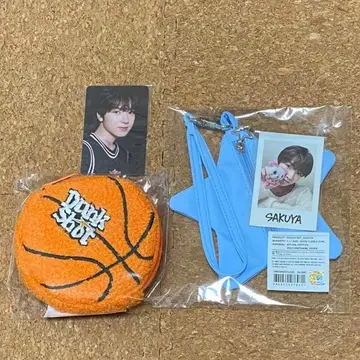 NCT WISH 팝업 별 모양 파우치 농구 트레이딩 카드 사쿠야