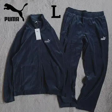 새상품 PUMA 벨로아 셋업 상하의 세트 네이비 L 사이즈