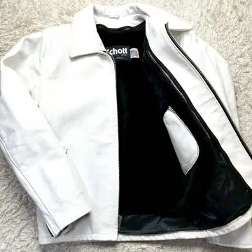 새상품급/2way/레어 컬러 SCHOTT 싱글 라이더 가죽 자켓