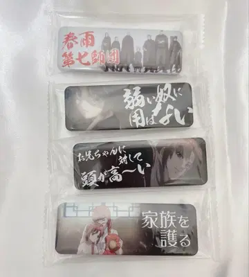 은혼 롱 캔뱃지 컬렉션 카무이 춘우 제7사단 아부토 카구라 코우카