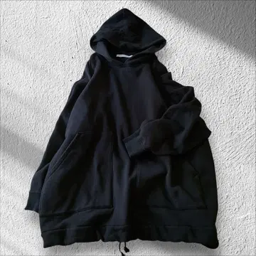 FRAMeWORK 프레임워크 후드티 오버 사이즈 후드 블랙