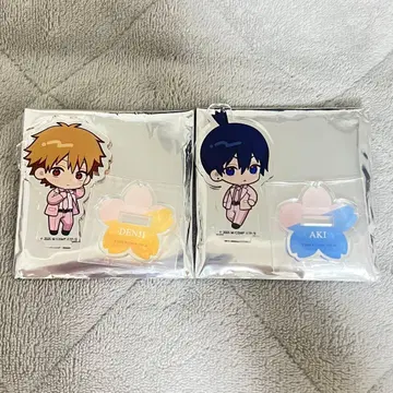 체인소 맨 프린스 호텔 미니 캐릭터 아크릴 스탠드 덴지 아키 세트