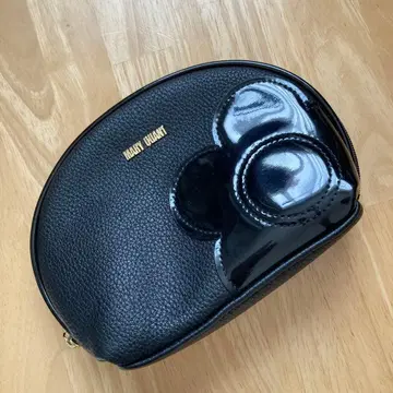 MARY QUANT 마리콴트 파우치 블랙 데이지