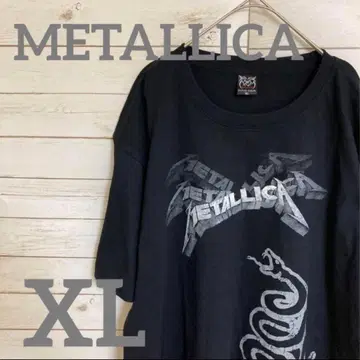METALLCA 메탈리카 티셔츠 XL 블랙 앨범
