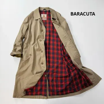 레어 바라쿠타 영국제 스텐카라 코트 체크 안감 히요쿠 트렌치