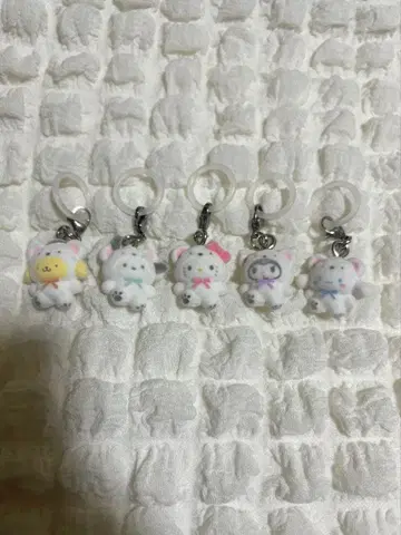 가챠 후와후와 스노우 산리오 메지루시 5개 세트