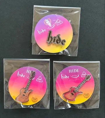 hide 핀즈 캡슐 기타 컬렉션 2점, 로고 컬렉션 1점