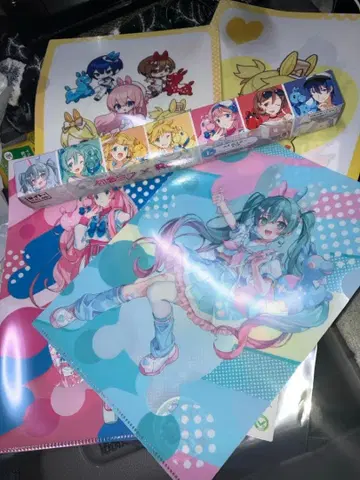 하츠네 미쿠 x RODY 클리어 파일 세트 & 포스터 아크릴 스탠드