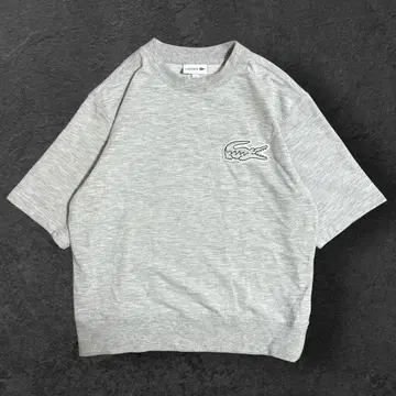 라코스테 오버 사이즈 락 엠블럼 반팔 맨투맨