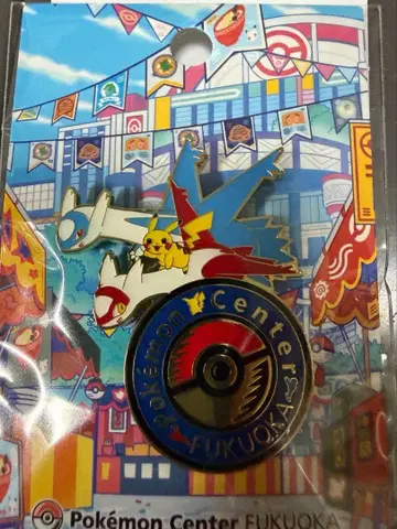 메루카리 최저가 새상품 포켓몬 센터 후쿠오카 한정판 로고 핀즈 금