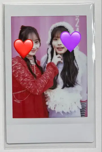 야마모토 루시아 하기타 소라 페어 랜덤 폴라로이드 [ 더, 반짝이게 ]