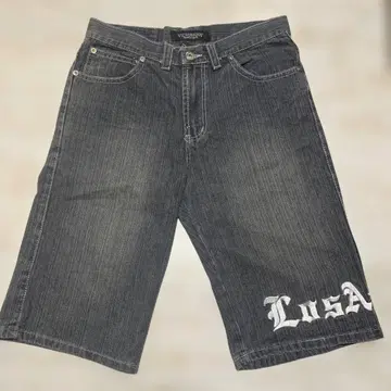 VICTORIOUS 데님 하프 팬츠 사이즈 표기 w34