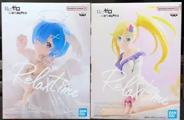 리제로 Relaxtime 렘 미네르바 피규어 2체 세트
