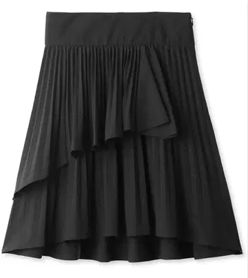스나이델 플리츠 티어드 미니 스커트