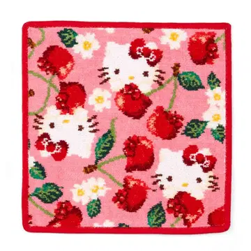 페이러 타월 손수건 헬로키티 체리