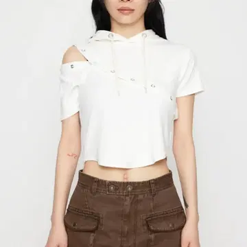 LAGUA GEM 링 버튼 후디