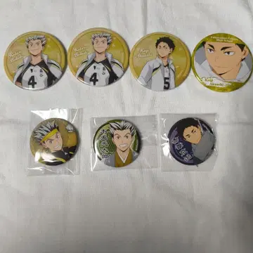 하이큐!! 보쿠토 코타로, 아카아시 케이지 캔 배지 묶음 판매