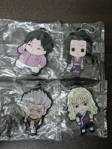 졸딕가 러버 마스코트 4종 세트 이르미, 밀키, 제노, 실바