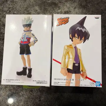 SHAMAN KING 피규어 세트 아쉬 링크스 & 하오 렌