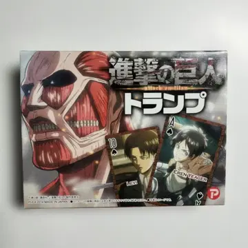 [ 미사용품 ] 진격의 거인 트럼프 세트 2014년 당시품