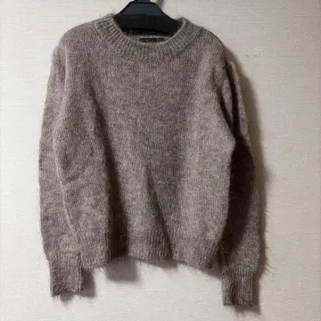 Omekashi 오메카시 샤기 니트 베이지