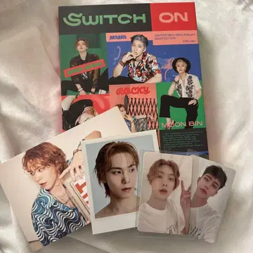ASTRO SWITCH ON 앨범 트레이딩 카드 포함