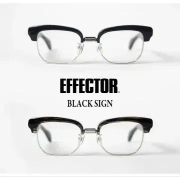 EFFECTOR x BLACK SIGN 콜라보 프레임 미사용 새상품