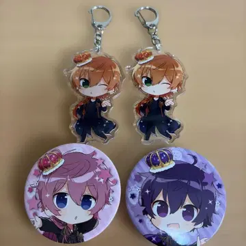 스토푸리 캔뱃지 아크릴 키링 세트 4