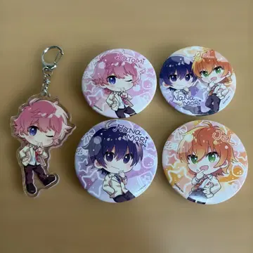 스토푸리 캔뱃지 아크링 키링 세트 1