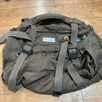 군 밀리터리 백 일본군 당시 물품 빈티지 보스턴 백 군용 실물