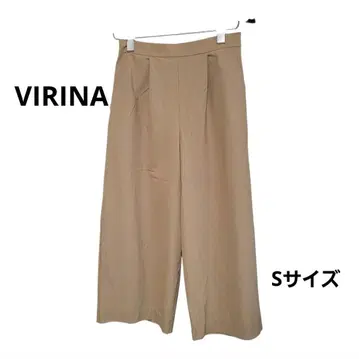 새상품 VIRINA 비리나 네이비 와이드 팬츠 허리밴딩 학교 행사