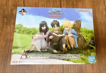 진격의 거인 제일복권 A상 엘런&미카사&아르민 피규어