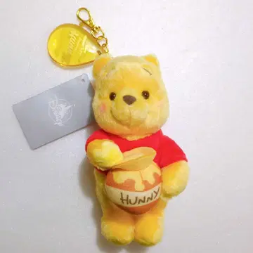 디즈니 스토어 곰돌이 푸 꿀의 날 봉제 인형 키체인