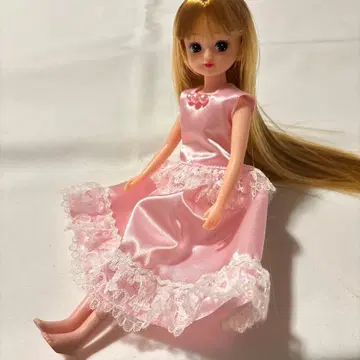 리카짱 캐슬 리카짱 인형 레이스 달린 드레스 금발 타카라 일본제