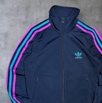 아디다스 트랙 자켓 트레포일 자수 백 트레포일