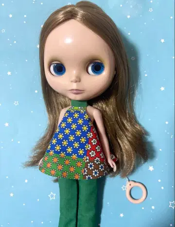 네오 브라이스 레트로 꽃 의류 아웃핏