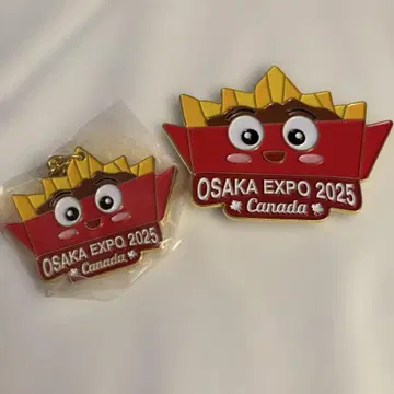 OSAKA EXPO 2025 캐나다 프라이 감자 키링